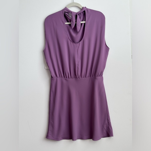 NWOT Amanda Uprichard Franny Mock-Neck Mini Dress Size XL $295 - Picture 9 of 10